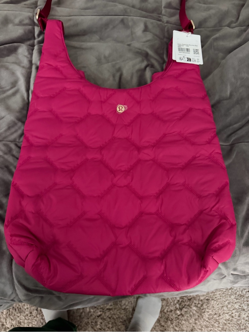 lululemon athletica Quilted Shoulder Tote - Hot Pink